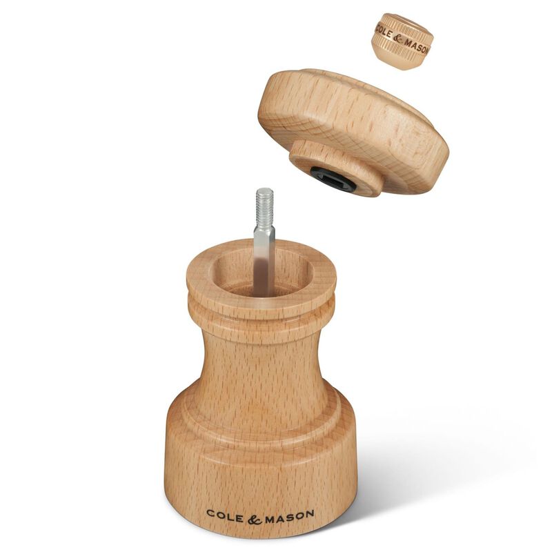 Cole & Mason Hoxton Natural Beech Pepper Mill 104mm image number 2
